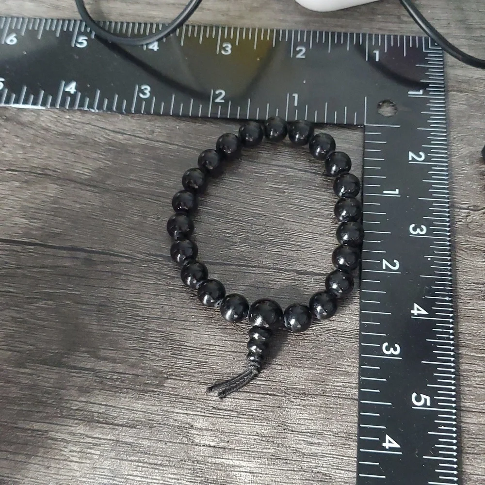 Precious Stone Black Onyx Bracelet B3007‎